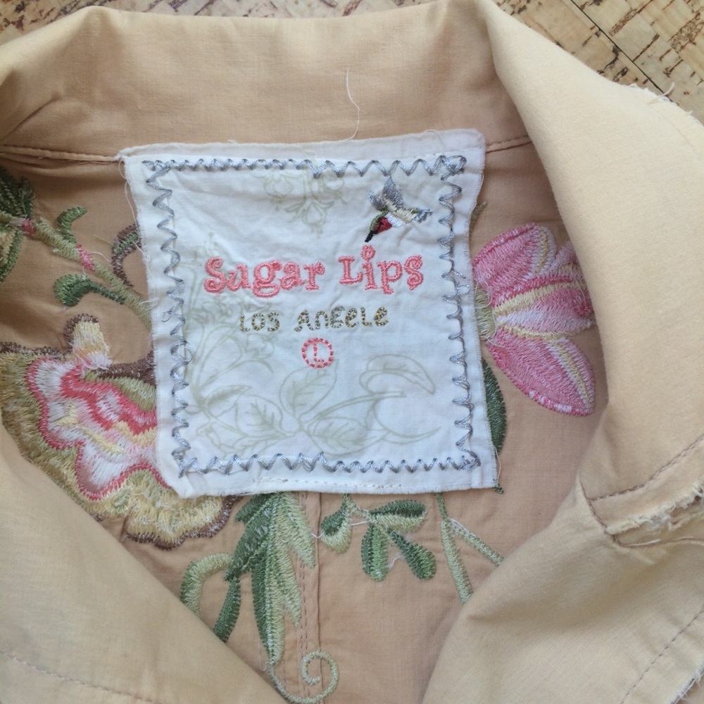 Embroidered linen jacket - Picture 2 of 5